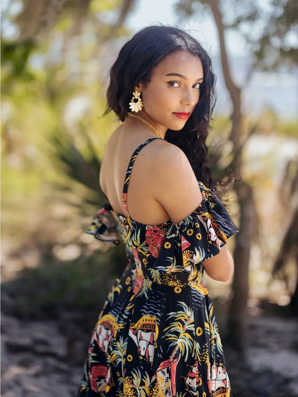 Trashy Diva rockabilly skirt